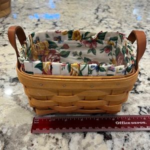 Vintage (1998) Longaberger Rectangular Tea Basket